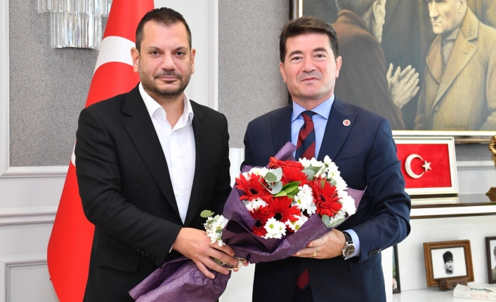 TRABZONSPOR BAŞKANI DOĞAN, ORTAHİSAR BELEDİYE BAŞKANI KAYA’YI ZİYARET ETTİ