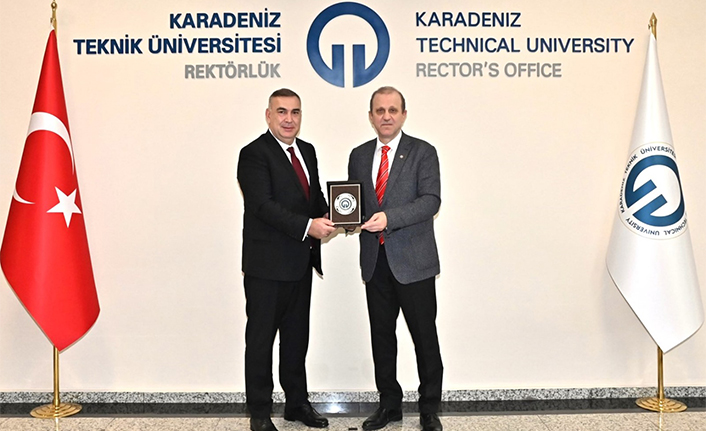 BATUM BAŞKONSOLOSU, REKTÖR PROF. DR. HAMDULLAH ÇUVALCI’YI ZİYARET ETTİ