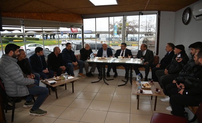 BAŞKAN GENÇ ŞOFÖR ESNAFINI DİNLEDİ