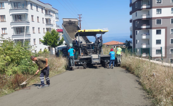 ORTAHİSAR'DA YOL ÇALIŞMALARI HIZ KESMEDEN DEVAM EDİYOR