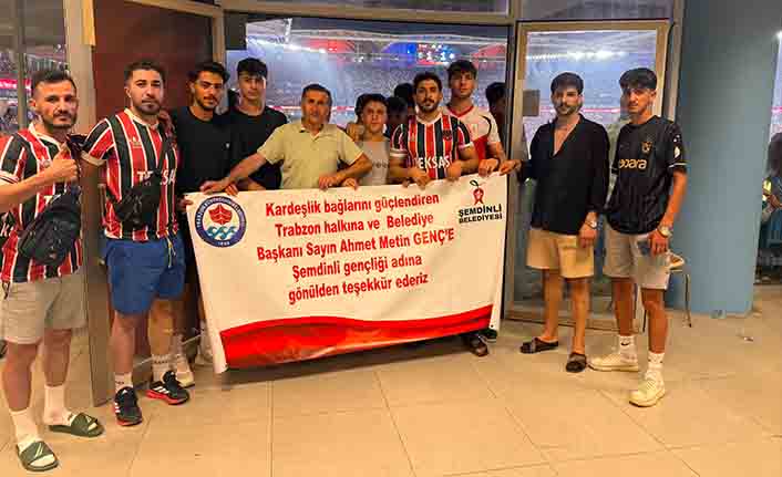 KARDEŞ ŞEHİR ŞEMDİNLİ’DEN GELEN EKİP TRABZON’A HAYRAN KALDI