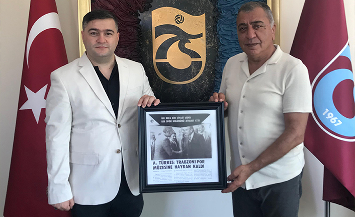 ALPARSLAN TÜRKEŞ’İN TRABZONSPOR’A OLAN HAYRANLIĞI ÖLÜMSÜZLEŞTİ