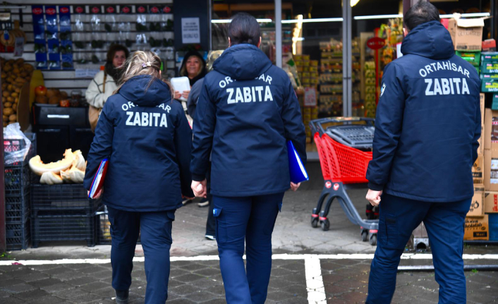 ORTAHİSAR ZABITASI, RAMAZAN ÖNCESİ GIDA İŞLETMELERİNİ DENETLİYOR