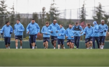 RİZESPOR MAÇI  İDMANLARI BAŞLADI