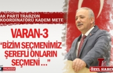 KADEM METE VARAN 3 "BİZİM SEÇMENİMİZ ŞEREFLİ ONLARIN SEÇMENİ ..."