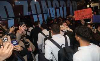 TRABZONSPOR U19 TAKIMI TRABZON’DA ÇOŞKUYLA KARŞILANDI