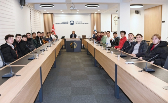 KTÜ'YE TEKNİK GEZİ DÜZENLEDİLER