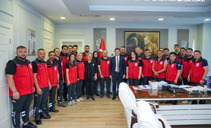 ORTAHİSAR BELEDİYESİ ARAMA KURTARMA EKİBİ ‘ORTAK’ GÖREVE HAZIR