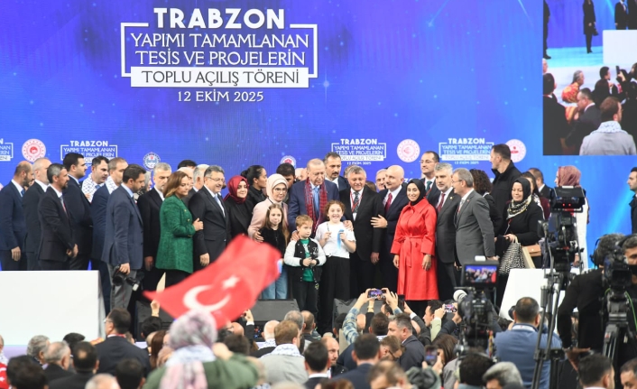 TRABZON’DAN CUMHURBAŞKANI ERDOĞAN’A BÜYÜK SEVGİ SELİ