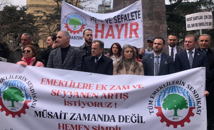 EMEKLİ SENDİKASINDAN EK ZEM VE SEYYANEN ARTIŞ TALEBİ EYLEMİ