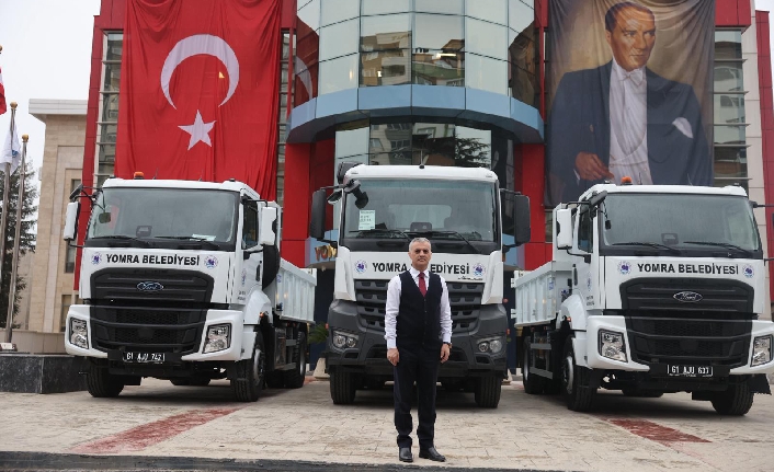 YOMRA BELEDİYESİ ARAÇ FİLOSUNU GÜÇLENDİRMEYE DEVAM EDİYOR
