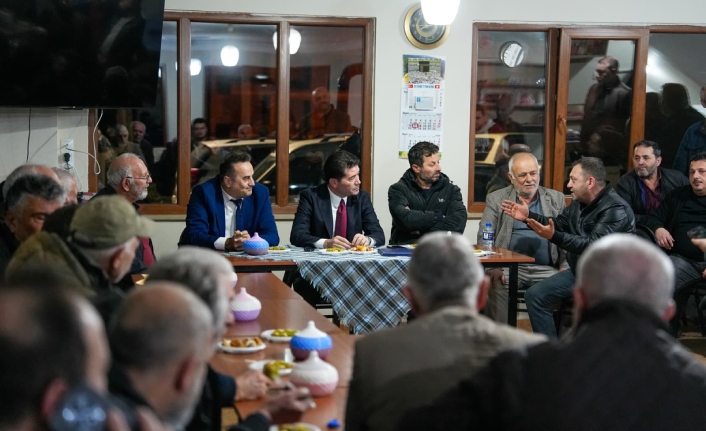 BAŞKAN KAYA, ÖZKAYMAKLI’DA VATANDAŞLARLA BİR ARAYA GELDİ 