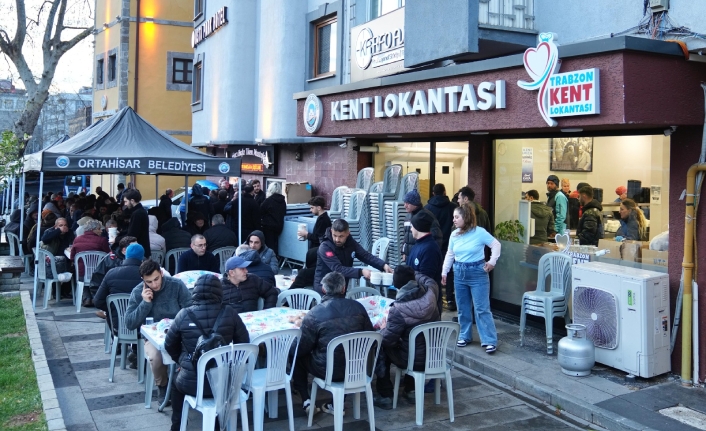 İLK İFTAR HEYECANI, ORTAHİSAR’IN İFTAR SOFRALARINDA YAŞANDI
